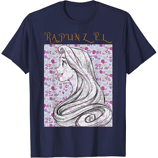 ディズニー　ラプンツェル　ビックプリントTシャツ ディズニー ラプンツェル ビックプリントTシャツ